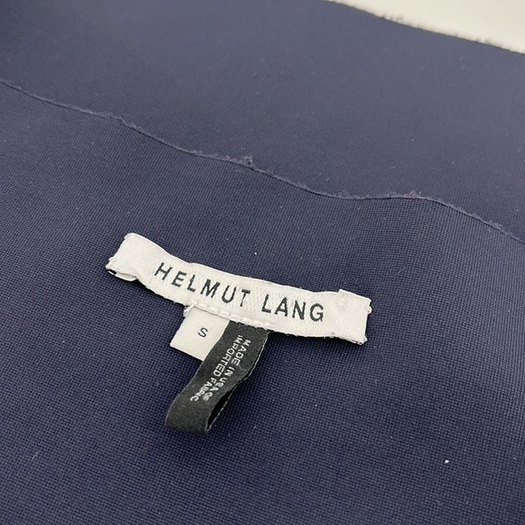 Helmut Lang Sheath Scuba Dress Navy Blue Size Small - Picture 12 of 12